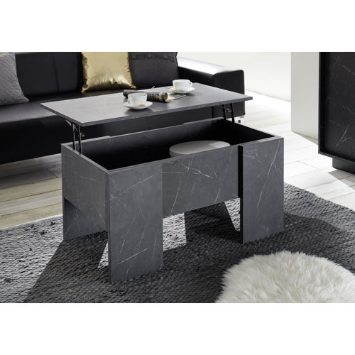 Wade Logan Mccoin Solid Wood Lift Top Coffee Table with Storage